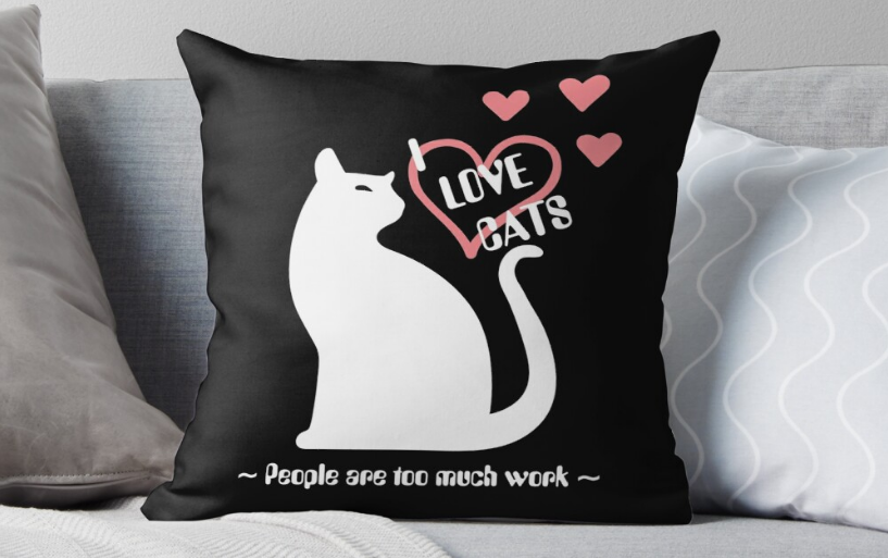 I LOVE CATS - People are too much work (V2)