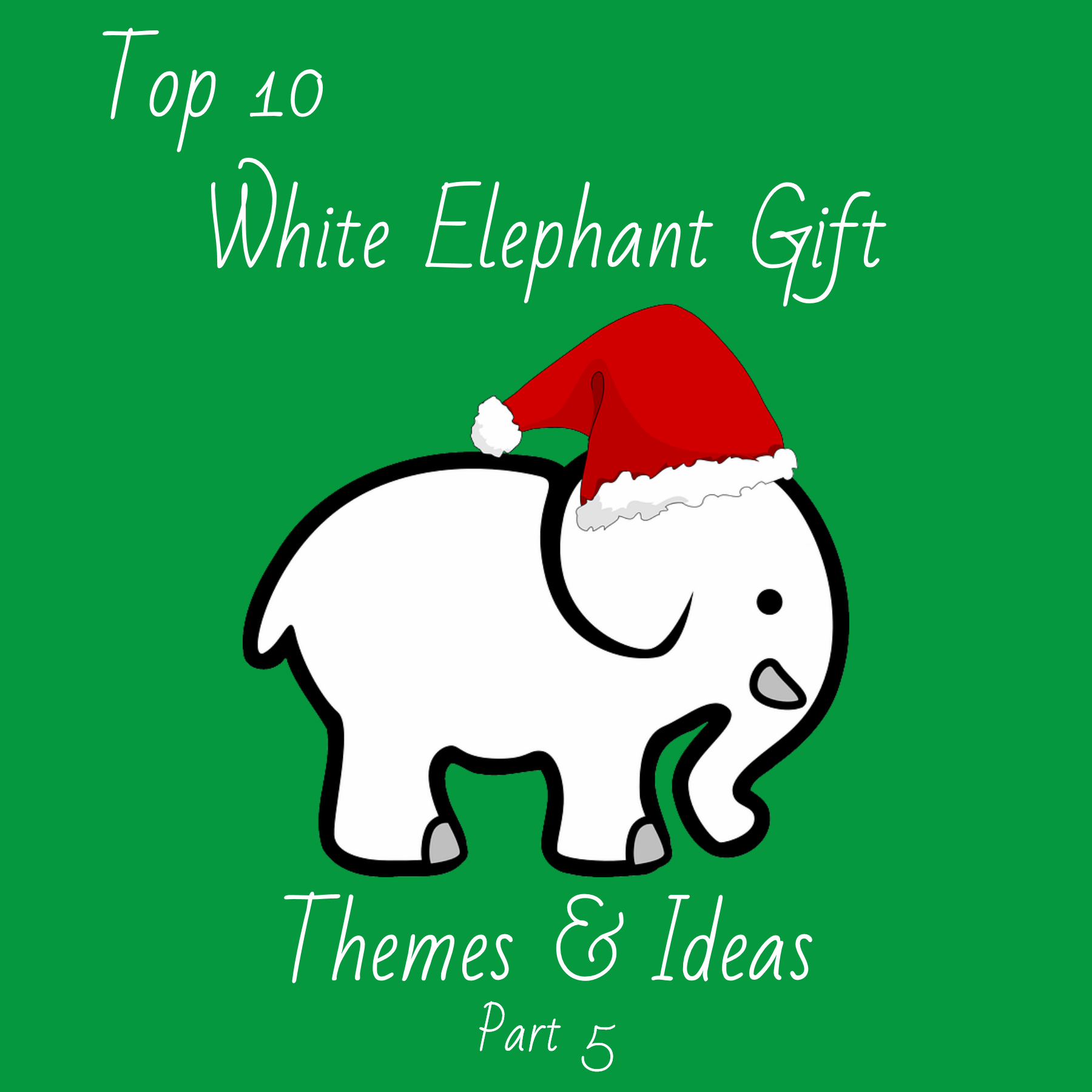 white elephant gift exchange clip art